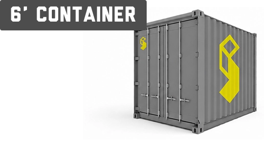 6ft General Purpose Shipping Container.